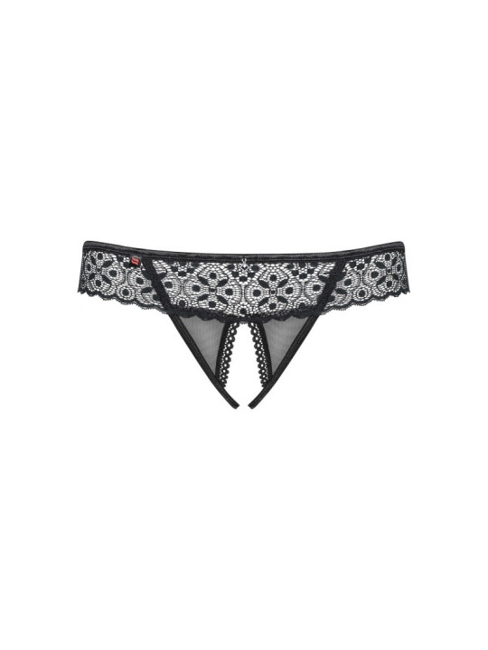 Shibu String ouvert - Noir