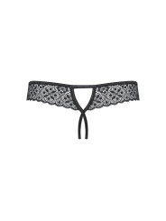 Shibu String ouvert - Noir