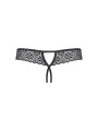 Shibu String ouvert - Noir