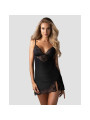 Lobellis nuisette et string - Noirs
