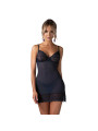 Nightly Blue nuisette et string - Bleu