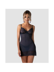 Nightly Blue nuisette et string - Bleu