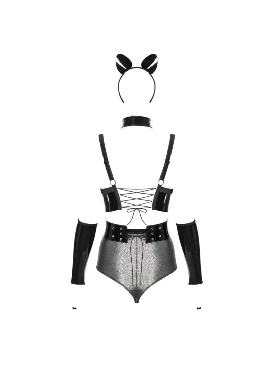 Silveria Ensemble 6 pcs - Argent et Noir