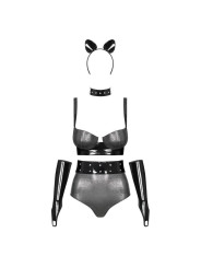 Silveria Ensemble 6 pcs - Argent et Noir