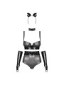 Silveria Ensemble 6 pcs - Argent et Noir