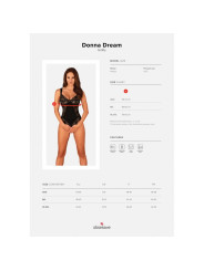 Donna dream body ouvert - Noir