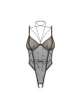 Anniverse special body ouvert et harnais - Noirs