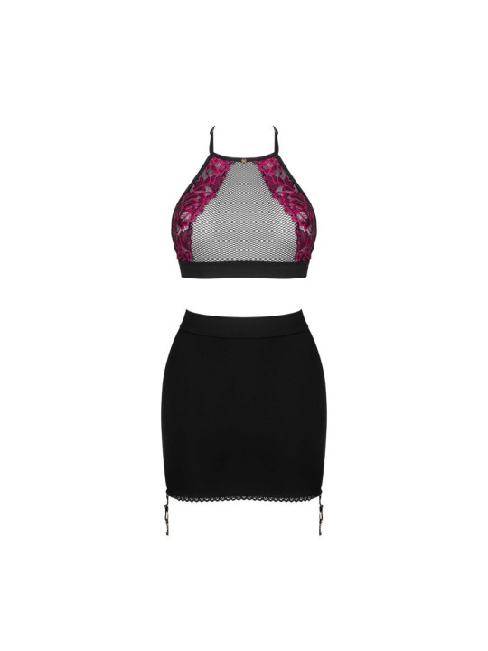 Rosenty ensemble Top et Jupe - Noir