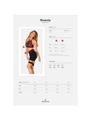 Rosenty ensemble Top et Jupe - Noir