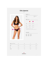 Chic Amoria ensemble 2 pièces - Noir