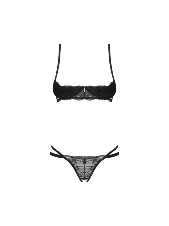 Nutris ensemble ouvert 2 pièces - Noir