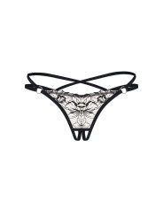 Vila blanes string ouvert - Noir