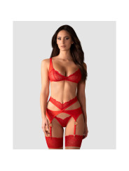 Cupide Desir ensemble 3 pièces - Rouge