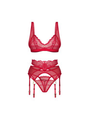 Cupide Desir ensemble 3 pièces - Rouge
