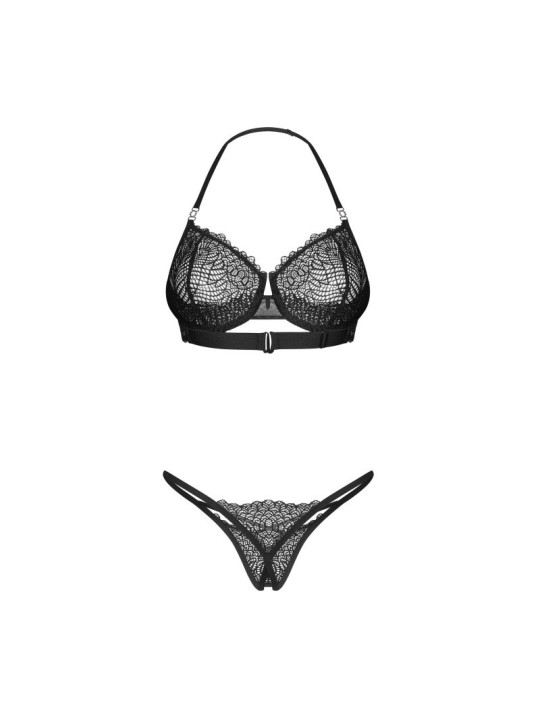 Iliosa ensemble 2 pièces ouvert - Noir