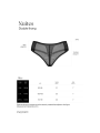 Nuites double string - Noir