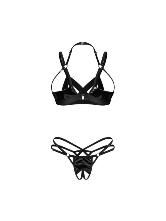 Keira Lise ensemble lingerie ouvert noir