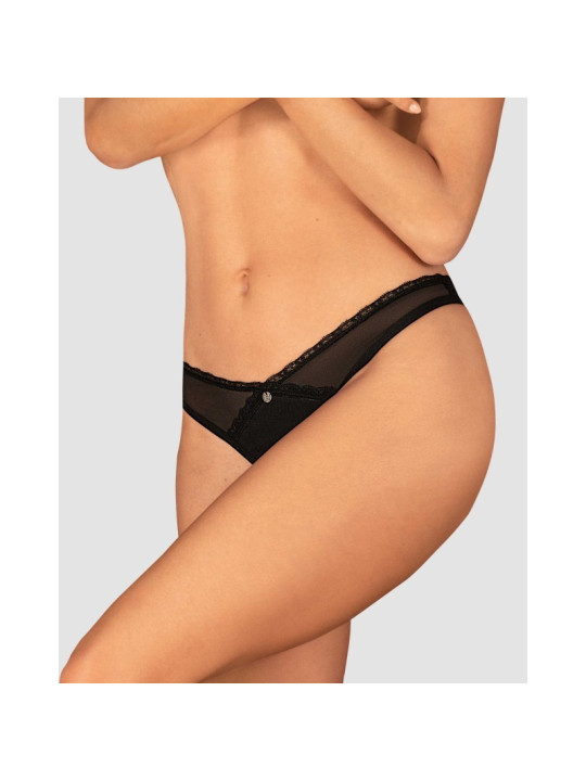 Latinesa string ouvert - Noir