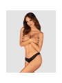 Latinesa string ouvert - Noir