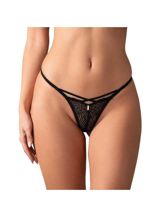 Iliosa string - Noir