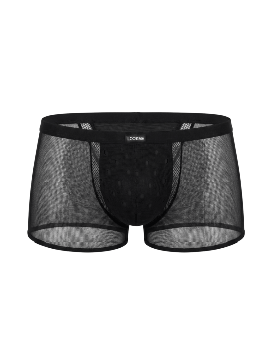 Boxer noir semi opaque - LM2502-67BLK