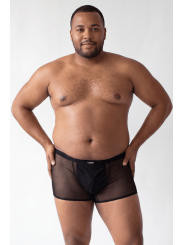 Boxer noir semi opaque - LM2502-67BLK