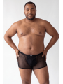 Boxer noir semi opaque - LM2502-67BLK