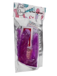 Double Dong Flexible Violet Pocket Pleasure  1 dosette de lubrifiant
