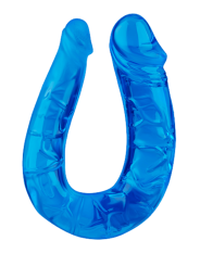 Double Dong Flexible Bleu Pocket Pleasure  1 dosette de lubrifiant