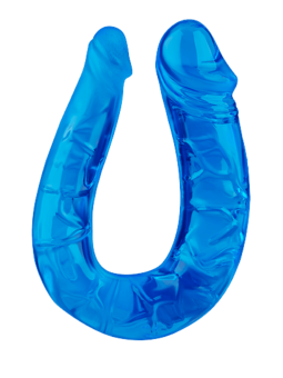 Double Dong Flexible Bleu Pocket Pleasure  1 dosette de lubrifiant