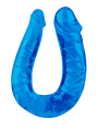 Double Dong Flexible Bleu Pocket Pleasure  1 dosette de lubrifiant