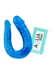 Double Dong Flexible Bleu Pocket Pleasure  1 dosette de lubrifiant