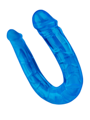 Double Dong Flexible Bleu Pocket Pleasure  1 dosette de lubrifiant