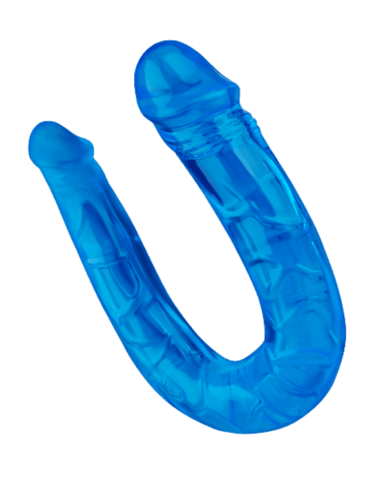 Double Dong Flexible Bleu Pocket Pleasure  1 dosette de lubrifiant