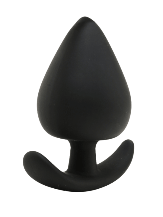 Plug Anal Silicone Noir XS Pocket Pleasure  1 dosette de lubrifiant