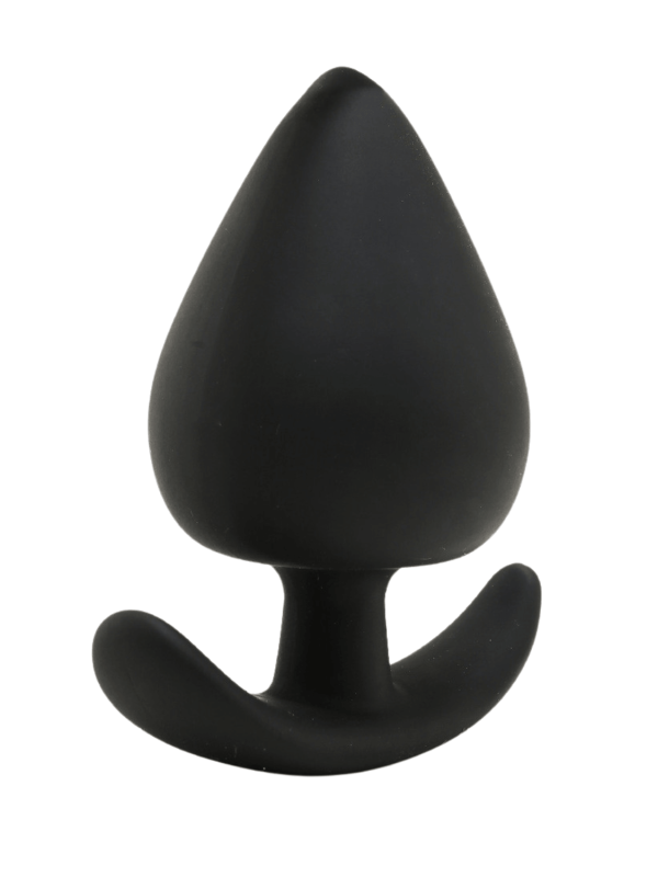 Plug Anal Silicone Noir XS Pocket Pleasure  1 dosette de lubrifiant