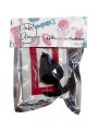 Plug Anal Silicone Noir XS Pocket Pleasure  1 dosette de lubrifiant