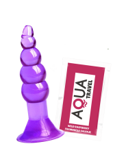 Plug Anal Ventouse Boules Jelly 11 cm Pocket Pleasure 1 dosette lubrifiant