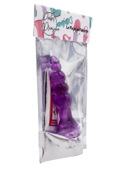 Plug Anal Ventouse Boules Jelly 11 cm Pocket Pleasure 1 dosette lubrifiant
