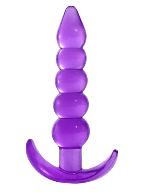 Plug Anal Jelly 5 Boules Pocket Pleasure  1 dosette lubrifiant