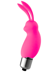 Mini Stimulateur Clitoridien Lapin Rose  1 dosette lubrifiant — Pocket Pleasure