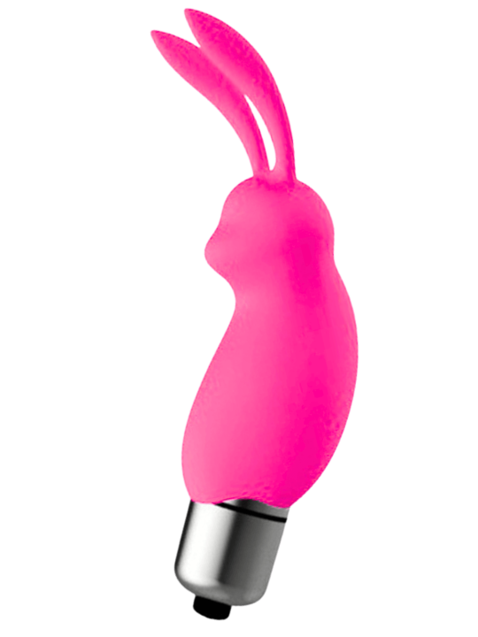 Mini Stimulateur Clitoridien Lapin Rose  1 dosette lubrifiant — Pocket Pleasure
