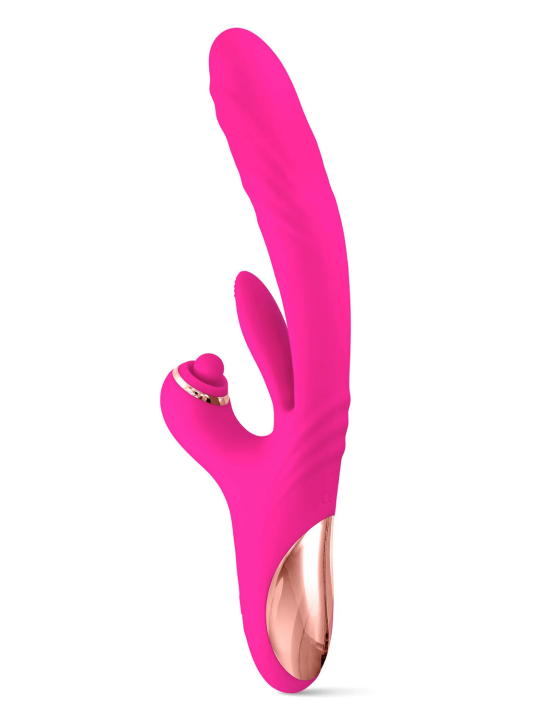 Vibromasseur Rabbit 3-en-1 Sassy Yoba – Va-et-vient, Tapotements  Rotation Clitoridienne