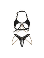 Anyya ensemble ouvert 2 pièces - Noir