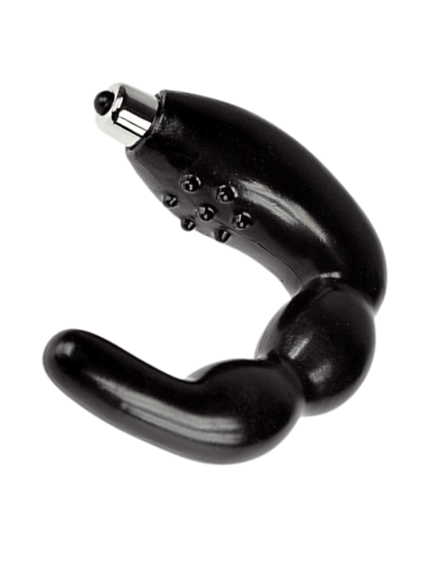 Stimulateur de Prostate Vibrant Noir  1 dosette lubrifiant — Pocket Pleasure