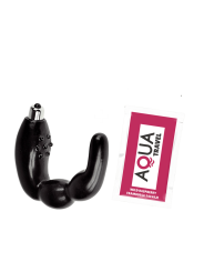Stimulateur de Prostate Vibrant Noir  1 dosette lubrifiant — Pocket Pleasure