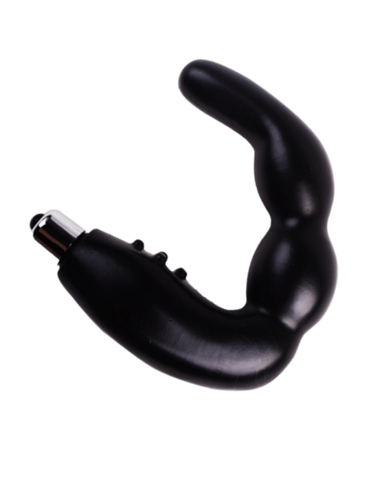 Stimulateur de Prostate Vibrant Noir  1 dosette lubrifiant — Pocket Pleasure