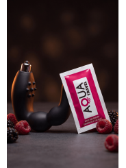 Stimulateur de Prostate Vibrant Noir  1 dosette lubrifiant — Pocket Pleasure