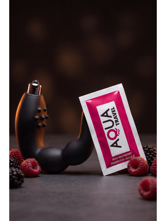 Stimulateur de Prostate Vibrant Noir  1 dosette lubrifiant — Pocket Pleasure