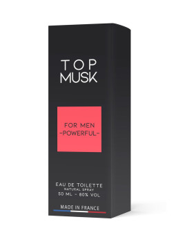 TOP MUSK Eau de Toilette de Séduction pour Homme 50 ml - RUF